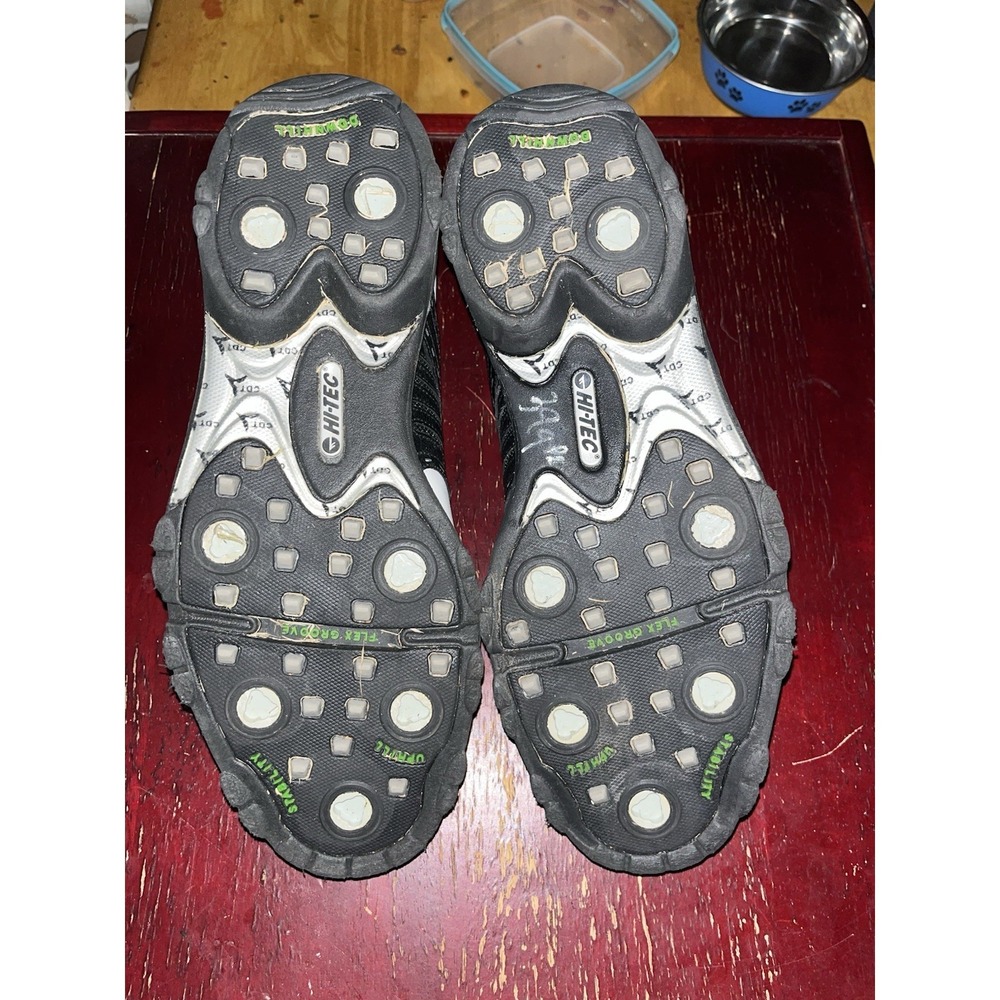 Hi-Tec V-Lite Typhoon II Golf Shoes Men's Size 11 Black White CDT - NO SPIKES - Picture 3 of 9